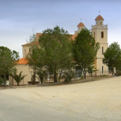 Uitzicht op Benejúzar met de Sierra op de achtergrond