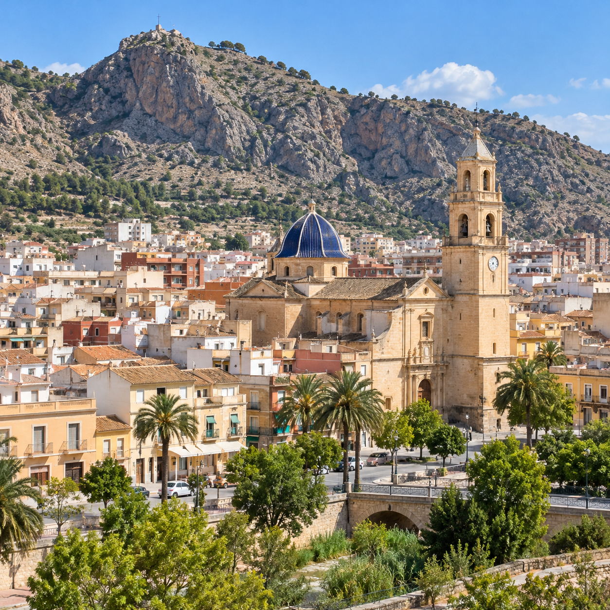 Bevolkingsdichtheid en spreiding van de inwoners van Callosa de Segura