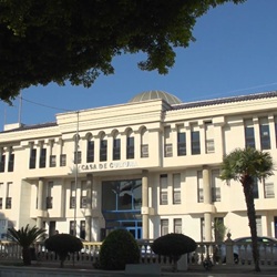 Binnenplaats van Castillo de Santa Bárbara