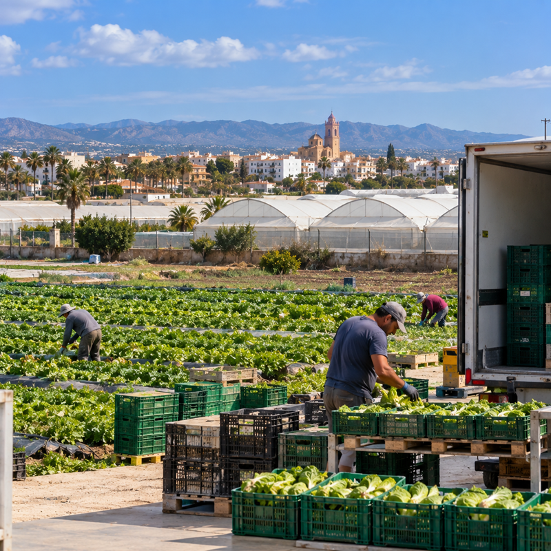 Werken in Pilar de la Horadada in het zuiden van Alicante