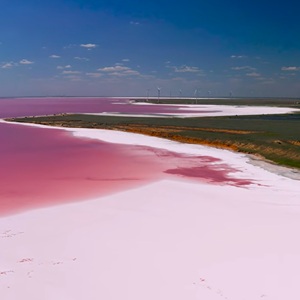 Natuurgebied in Torrevieja met zoutvlakten