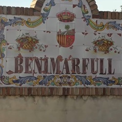 Straatbeeld en dorpsstructuur van Benimarfull