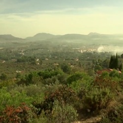 Natuurlandschap bij Muro de Alcoy