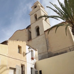 Straatbeeld in Monforte del Cid