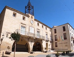 Oude straat in het historische centrum van Novelda