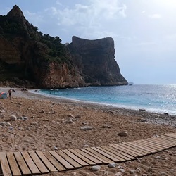Benitachell met zicht op bergen en zee