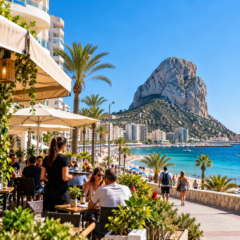 Werken in Calpe aan de Costa Blanca