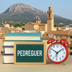 Schoolkinderen in Pedreguer