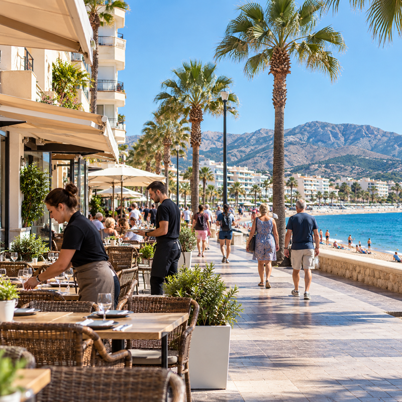 Werken in l'Alfàs del Pi en l'Albir