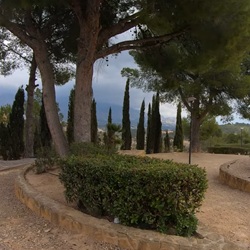 Panoramisch uitzicht vanaf een wandelroute in de omgeving van La Nucia