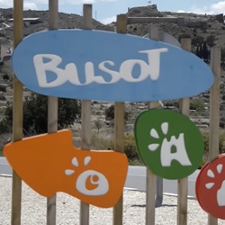 Witgekalkte straatjes in Busot