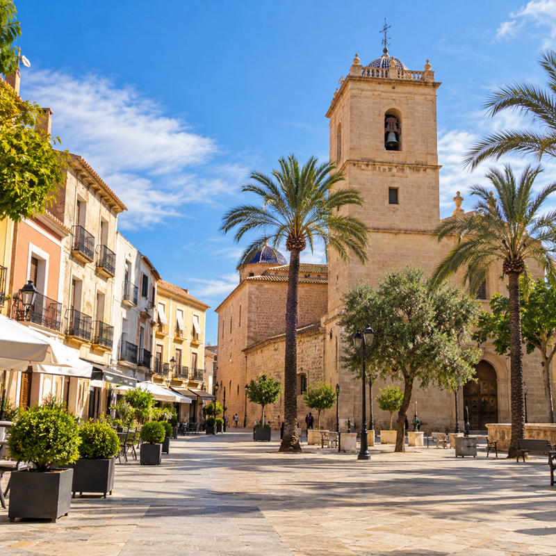 Mutxamel in de provincie Alicante