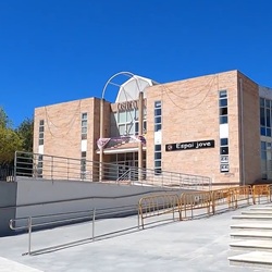 Straatbeeld in het centrum van Castalla