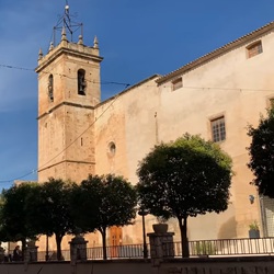 Straat in Onil in oude stijl