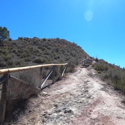 Wandelen bij Sax langs Ruta del Cid