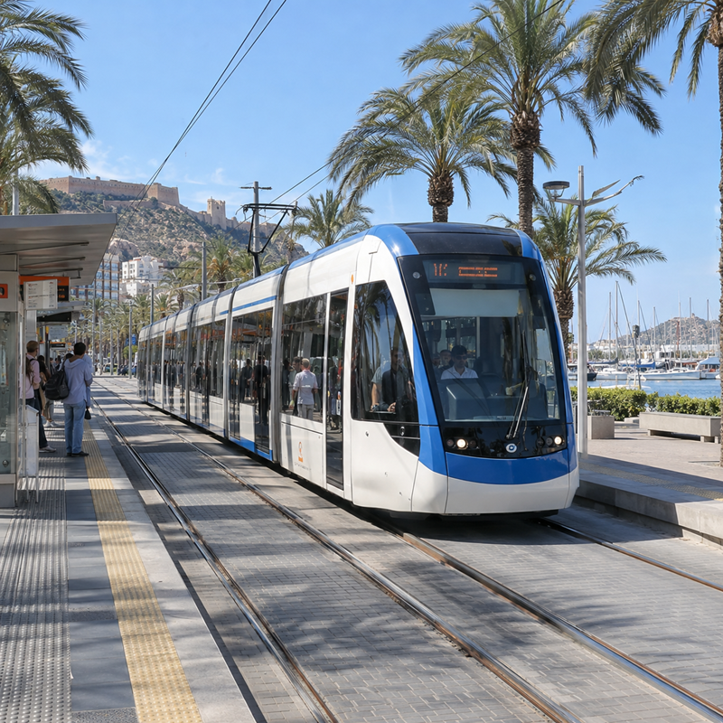 Nieuwe tram voor TRAM d’Alacant in Alicante