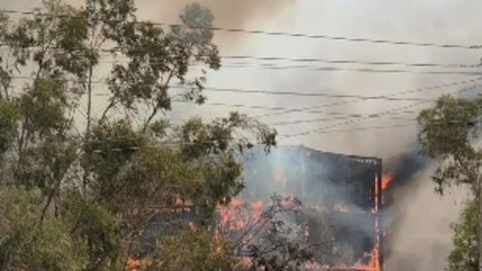 Brand bij de voormalige discotheek Manssion in Benidorm
