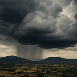 Waarschuwing code geel voor regen in Alicante