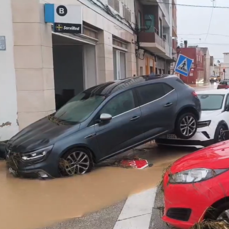 Wateroverlast en overstromingsschade in Els Poblets op 19 oktober 2026