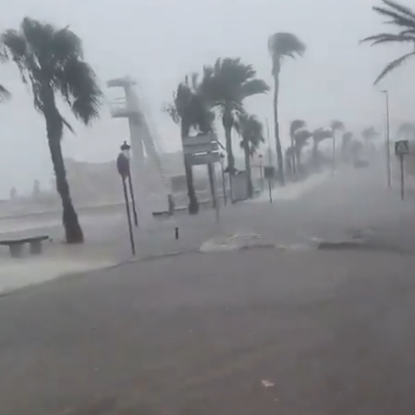 Zware regen in Jávea op 19 september 2026