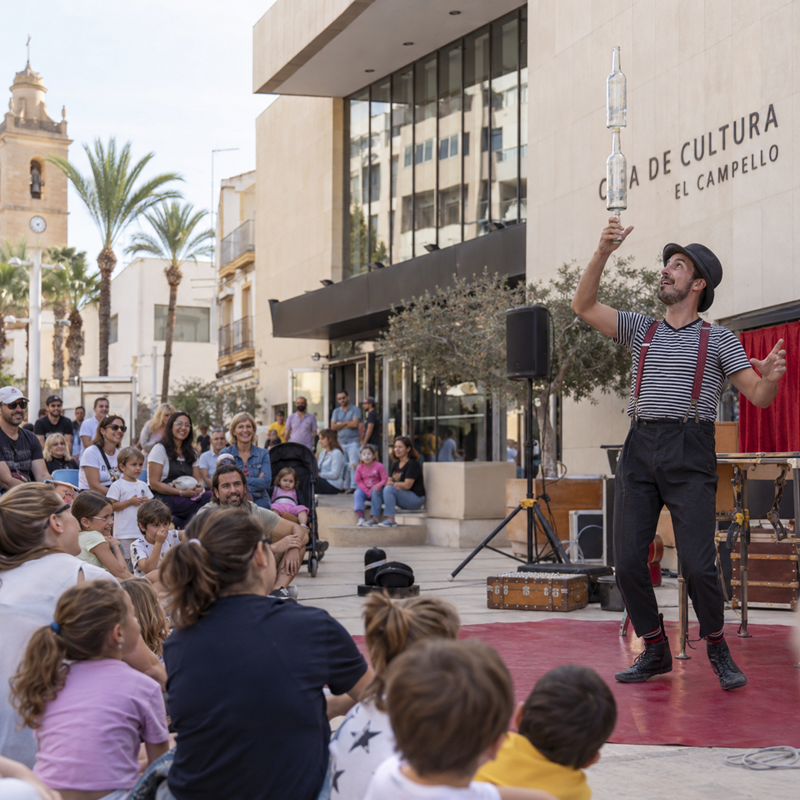 Afbeelding bij het circusfestival Circarte in El Campello