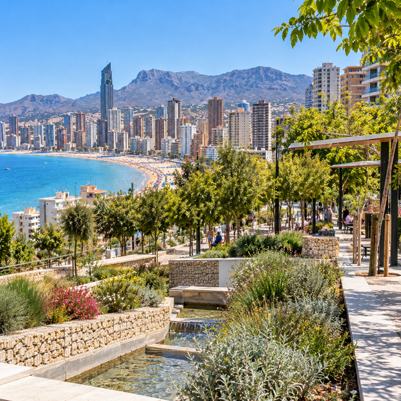 Benidorm als finalist voor de European Green Leaf 2028